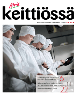 Keittiössä - Atriafoodservice.fi