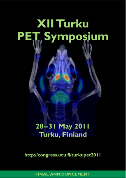 XII Turku PET Symposium