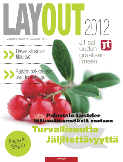 layout2012 - Jaakkoo Taara Oy