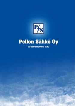 Vuosi 2012 - Pellon Sähkö Oy