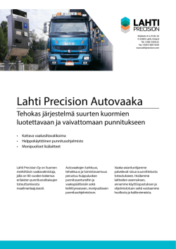 Lahti Precision Autovaaka