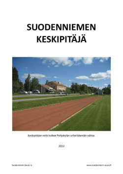 Kierrä keskipitäjää.pdf - Suodenniemi