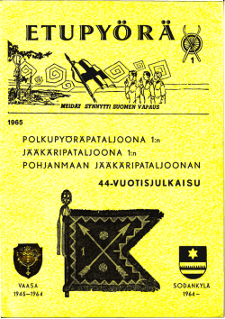 Etupyörä 1965 - Jääkäriprikaatin Kilta ry