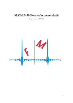 MAT-02450 Fourier`n menetelmät