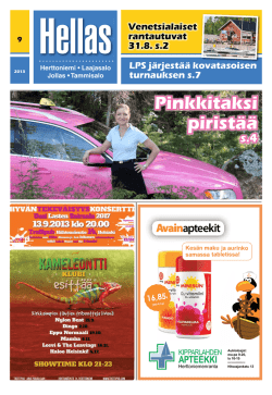 Hellas-lehti 09/2013