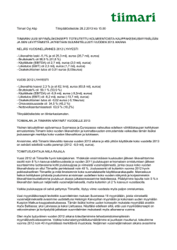 Tiimari Oyj Abp Tilinpäätöstiedote 2012_1.pdf