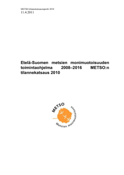 METSO-tilannekatsaus 2010