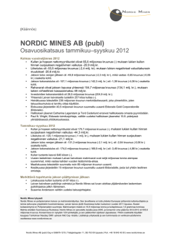 pdf-tiedosto - Nordic Mines