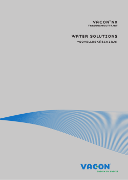 vacon nx water solutions