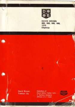 DB Ohjekirja 885 990/5/6 1210 1971-1977