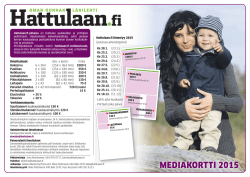 Hattula Mediakortti light 2015