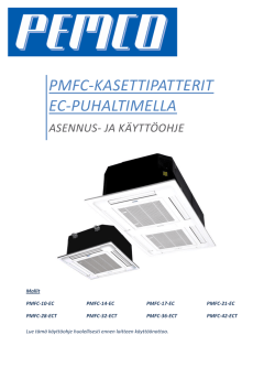 PMFC-EC Käyttöohje