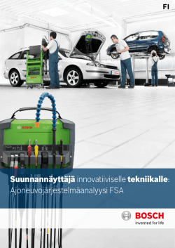 Ajoneuvojärjestelmäanalyysi FSA