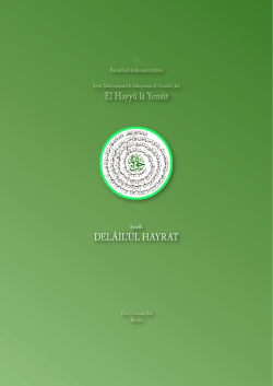 als .pdf - Sufi Zentrum Rabbaniyya