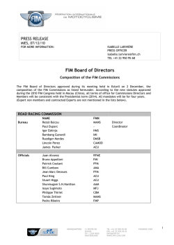 FIM Board of Directors