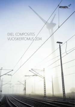 EXEL COMPOSITES VUOSIKERTOMUS 2014