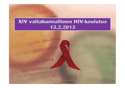 HIV-potilaat Tukholman Venhälsanissa