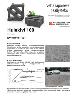 Hulekivi 100 - ESITE (PDF)