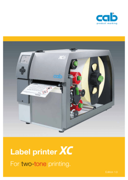Label printer XC