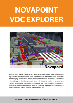 NOVAPOINT VDC EXPLORER - Vianova Systems Finland Oy