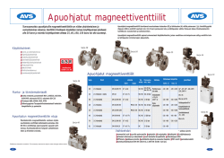 Apuohjatut magneettiventtiilit, GSR (pdf,129.96 KB)