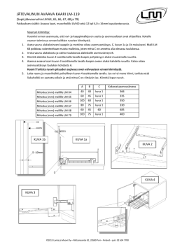 LM 119 Door mechanism installation guide