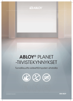 Abloy® planet -tiivistekynnykset