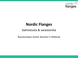 Nordic Flanges Esittely (powerpoint) PDF