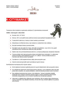 K-CITYMARKET - tradetool.fi
