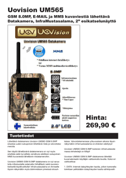 Uovision UM565 Hinta: 269,90 € - AP
