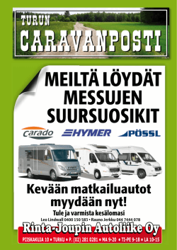 No 1 2012 - SF-Caravan Turku Ry