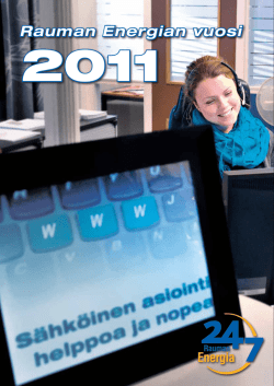 Vuosikertomus 2011 - Rauman Energia Oy