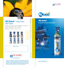ALbee-esite - Air Liquide Finland Oy
