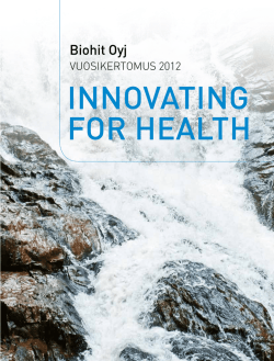 2012 - Biohit HealthCare