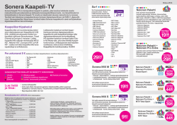 Sonera Kaapeli-TV