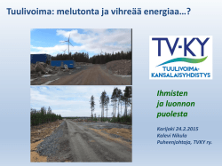 Karijoki - Tuulivoima-kansalaisyhdistys ry