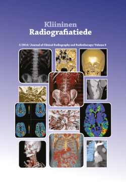 Kliininen Radiografiatiedelehti 2/2014 pdf-tiedostona