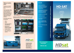Lataa HDsat auton esite - HDsat :: televisiotuotantoa teräväpiirtona