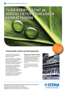 palveluesitteeseen - Stena Technoworld Oy