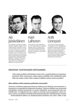 Harri Laihonen Aki Jääskeläinen Antti Lönnqvist
