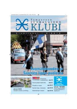 Klubilehti 2/2012 - Tampereen Suomalainen Klubi