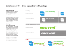 Ensto Enervent Oy — Ensto-logo ja Enervent