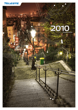 Teleste vuosikertomus 2010 FIN /EN