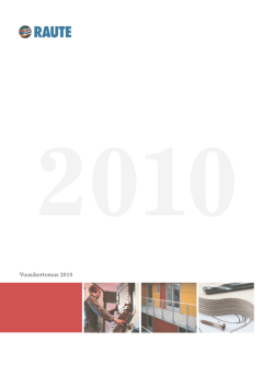 Vuosikertomus 2010 - Raute