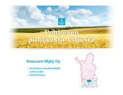 Kinnusen Mylly/ Kari Kullas, RAMK:n Porotalouspäivä