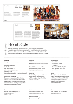 mediakortti - Helsinki LifeStyle