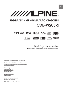 CDE-W203Ri - alpine