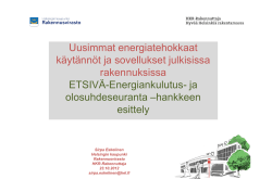 ppt - Energiatehokas Helsinki