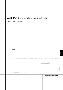 AVR 155 Audio/video-viritinvahvistin