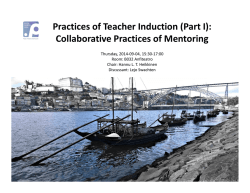 Understanding Mentoring and Teacher Induction